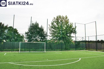Siatki Kęty - Tu zabezpieczysz ogrodzenie boiska w siatki; siatki polipropylenowe na ogrodzenia boisk. dla terenów Kęt