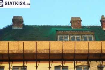 Siatki Kęty - Zabezpieczenie elementu dachu siatkami dla terenów Kęt